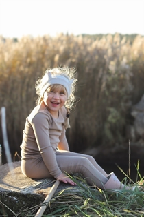 BIRKHOLM Rib Bluse Kashmir Brun